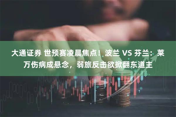 大通证券 世预赛凌晨焦点！波兰 VS 芬兰：莱万伤病成悬念，弱旅反击欲掀翻东道主